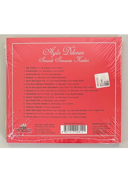 Ayla Dikmen Seninle Sonsuza Kadar Anlamazdın CD (Jelatininde Sıfır Orjnal Dönem Baskı Cd) fiyatları