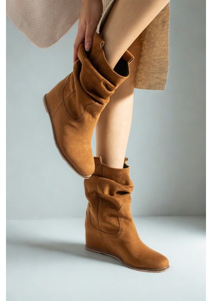 Kadın Kahverengi Süet Bot