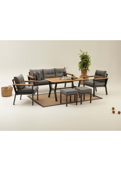 Kamelya Bahçe Koltuk Takımı Antrasit fiyatları