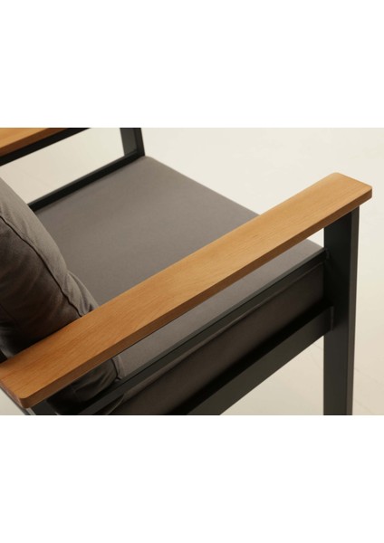 Kamelya Bahçe Koltuk Takımı Antrasit