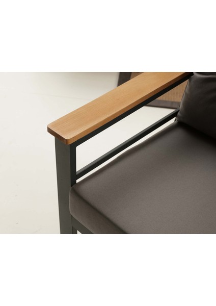 Kamelya Bahçe Koltuk Takımı Antrasit