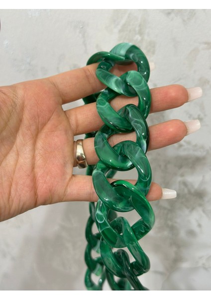 Geçmeli Zincir Çanta Askısı Çanta Aksesuarı 40X3 cm