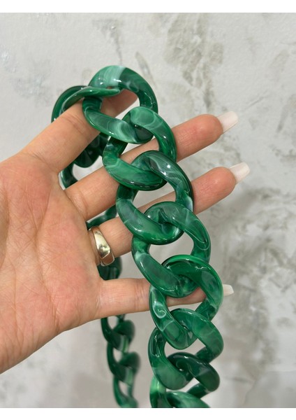 Geçmeli Zincir Çanta Askısı Çanta Aksesuarı 40X3 cm modelleri