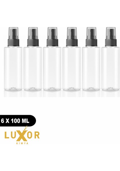 100 ml Boş Spreyli Şişe - 6 Adet
