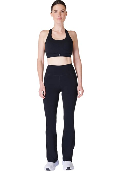 SB9218R-001 Power 32 Workout Boot C Siyah Yüksek Bel Normal Düz Kadın Eşofman Altı