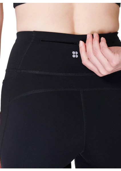 SB9218R-001 Power 32 Workout Boot C Siyah Yüksek Bel Normal Düz Kadın Eşofman Altı modelleri