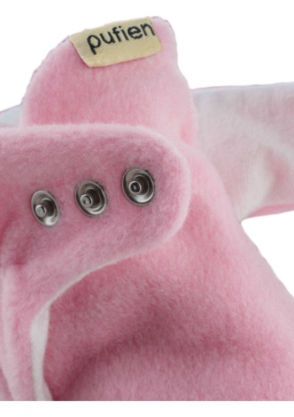 Pembe, Organik Pamuk Astarlı, Bebek Pandufu, Kaydırmaz Tabanlı Ilk Adım Ev Patiği