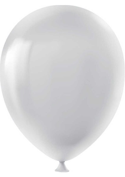 Pastel Balon Baskısız (100 'lü) Gri