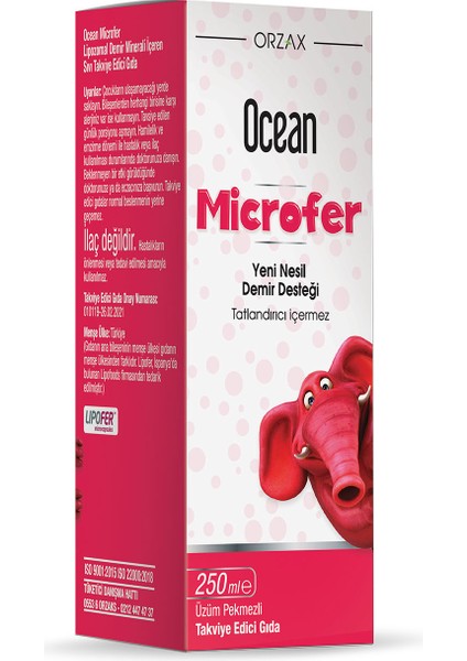 Ocean Microfer Şurup 250 ml