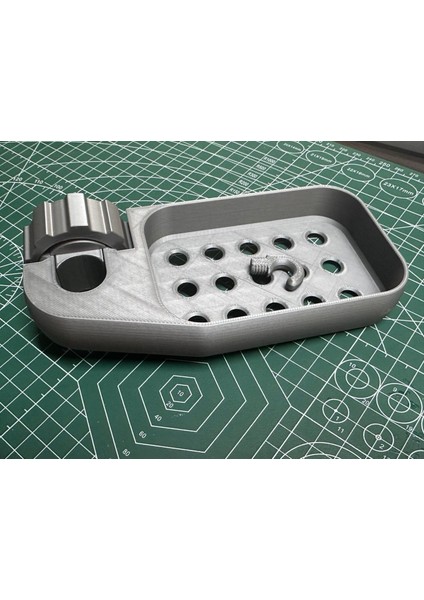 Duş Rayı Sabunluğu, Banyo Sabunluğu, Duşakabin Rafı, Boru Çapı Seçiniz, Sağ Montaj