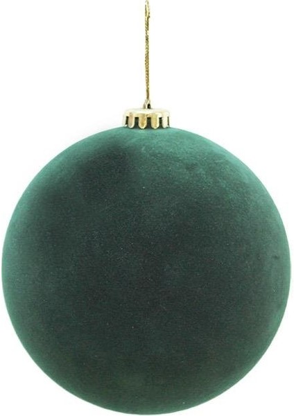 Kadife Yılbaşı Topu – Çam Ağacı Süsü Yeşil 15 cm fiyatları