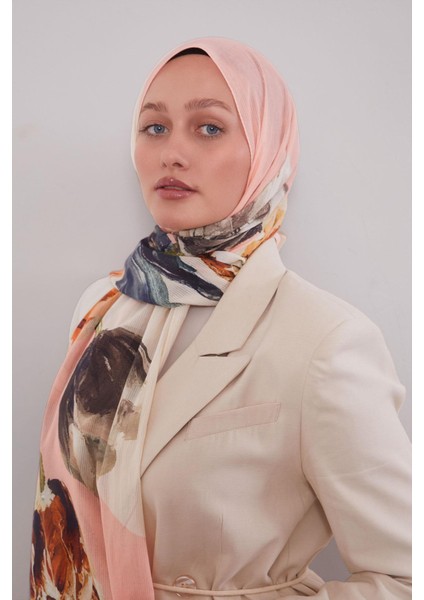 A.Gri Lale Desen Pamuk Şal fiyatları