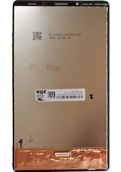 Lenovo Tab M7 TB-7306 Full LCD Ekran Siyah