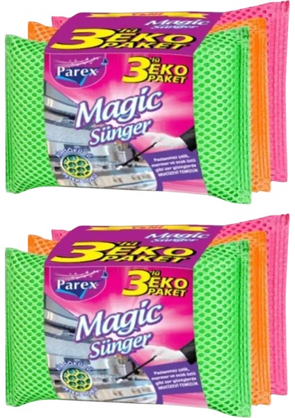 Magic 3'lü Sünger İkili Paket