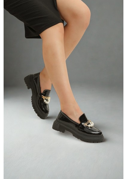 Loafer Günlük Kadın Inci Taş Detaylı Rahat Ayakkabı indirimleri