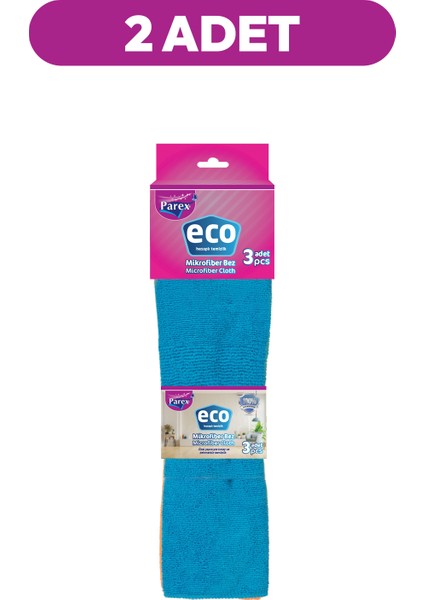 Eco 3’lü Mikrofiber Bez Açık İkili Paket fiyatları