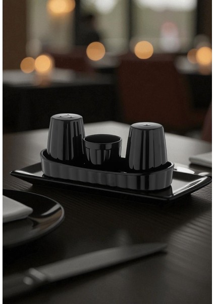 Pc Tuzluk Biberlik Kürdanlık Seti – Kırılmaz Polikarbon Tuzluk Takımı – Gıda ile Temasa Uygun – Şık ve Dayanıklı Tasarım