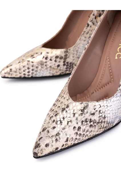 Kadın Hakiki Deri Naturel Topuklu Ayakkabı 1129 411 Bn Ayk SK25-26 Ntrl Yln Bsk Dr modelleri