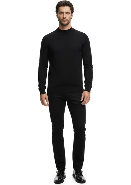 Premium Erkek Yarım Balıkçı Yaka Triko Kazak Gregorio modelleri