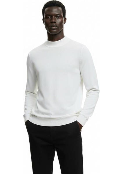 Premium Erkek Yarım Balıkçı Yaka Triko Kazak Gregorio