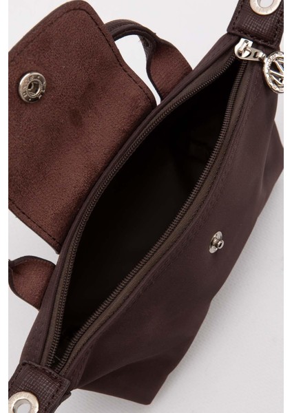 Camel Mini Boy Deri Kapak Detaylı El Çantası modelleri