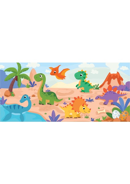 36 Parça Çocuk Puzzle- Dınosaurs World (Dinozorların Dünyası) fiyatları