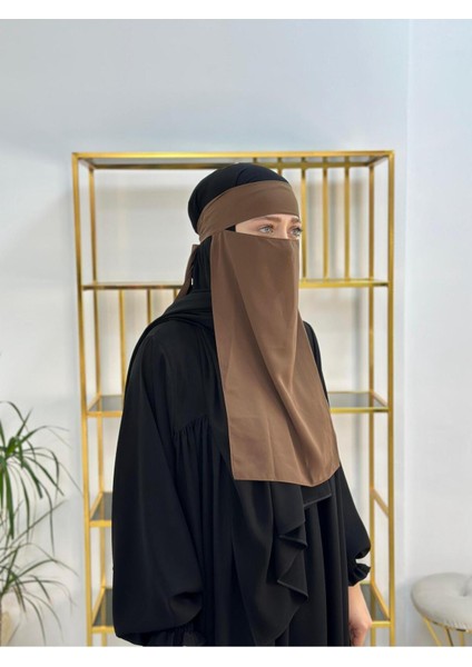 Tek Katlı Pece Medine Ipegi Kahve Renk