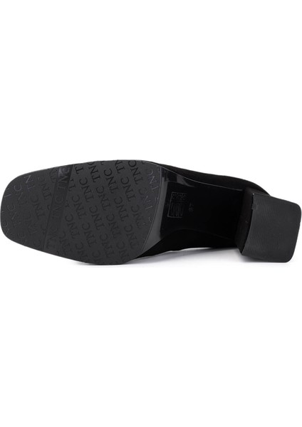 Kadın Hakiki Deri Siyah Süet Topuklu Ayakkabı 1129 101 Bn Ayk SK25-26 Sıyah Suet fırsatları