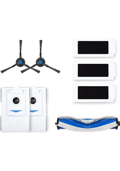 T30S/T30S COMBO/T30S Pro Robot Süpürge Ana Yan Fırça Hepa Filtre Toz Torbaları Aksesuarları (Yurt Dışından)