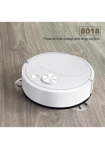 Otomatik Elektrikli Süpürgeler USB Şarjlı Mini Temizlik Makinesi Akıllı Süpürme Paspas Robotu Temizleyiciler, Beyaz (Yurt Dışından) modelleri