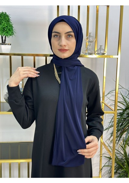 Ithal Kumaş Çıtçıtlı Hazır Şal Iki Sekılde Kullanılır Lacivert fiyatları