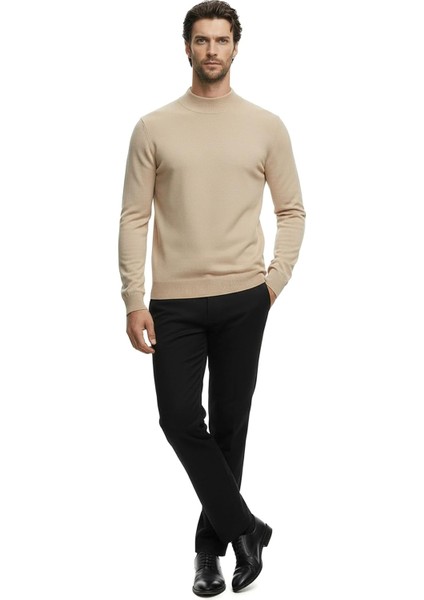 Premium Erkek Yarım Balıkçı Yaka Triko Kazak Gregorio