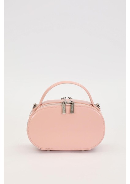 Pembe Çift Fermuarlı El Çantası fırsatları