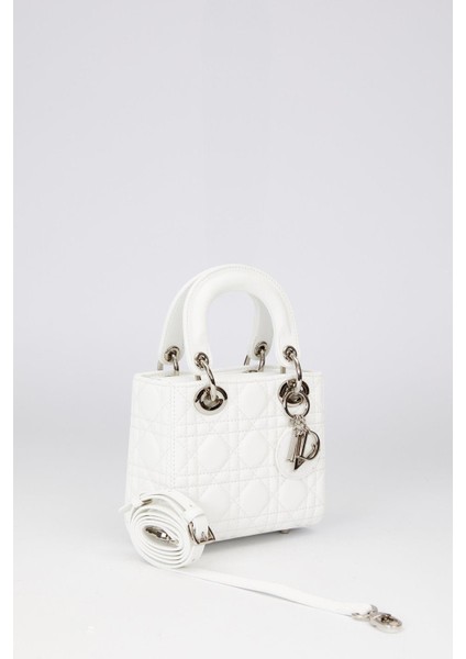 Beyaz Silver Akseusar Detaylı El Çantası fiyatları