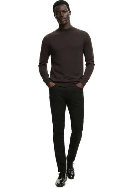 Premium Erkek Yarım Balıkçı Yaka Triko Kazak Gregorio