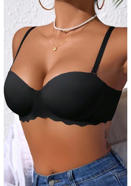 Dikişsiz Balensiz Hafif Destekli Lazer Kesim Izbırakmaz Görünmez Sütyen