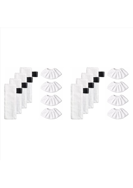 Easyfix Sc2 Sc3 Sc4 Sc5 Mikrofiber Temizleme Pedi Kılıfı Temizleyici Aksesuarları Için 2'li Buharlı Paspas Bezi Seti (Yurt Dışından)