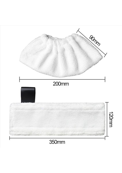Easyfix Sc2 Sc3 Sc4 Sc5 Mikrofiber Temizleme Pedi Kılıfı Temizleyici Aksesuarları Için 2'li Buharlı Paspas Bezi Seti (Yurt Dışından) fırsatları