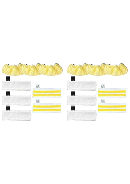 Easyfix Sc2 Sc3 Sc4 Sc5 El Süpürgesi Aksesuarları Için 2 Adet Buharlı Paspas Pedi Yıkanabilir Mikrofiber Bez (Yurt Dışından)