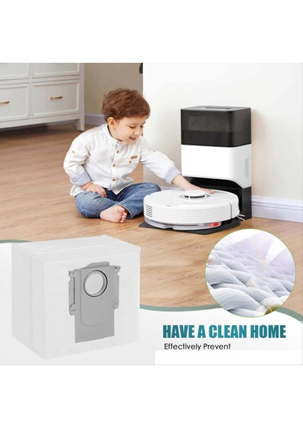 Q8 Max Max+ Q5 Pro Pro+ Yedek Aksesuarları Toz Torbası Parçaları Için 6 Adet (Yurt Dışından) fırsatları