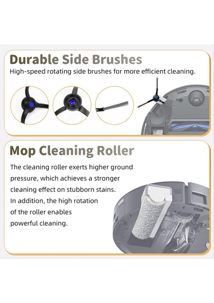 X8 Pro Omni / X8 Elektrikli Süpürge Aksesuarları, Ana Fırça, Mendiller, Yan Fırçalar, Filtreler, Toz Torbaları (Yurt Dışından) indirimleri