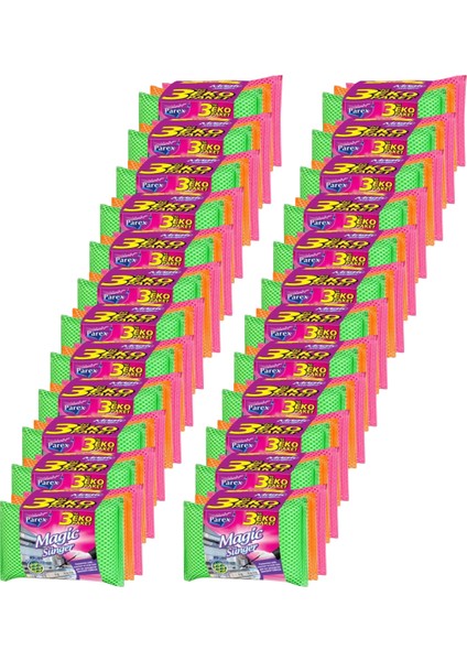 Magic 3'lü Sünger 24 Paket