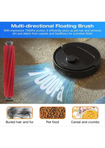 Qrevo S Robot Süpürge Ana Yan Fırça Paspas Bezi Filtre Yedek Parça Aksesuarları (Yurt Dışından) indirimleri