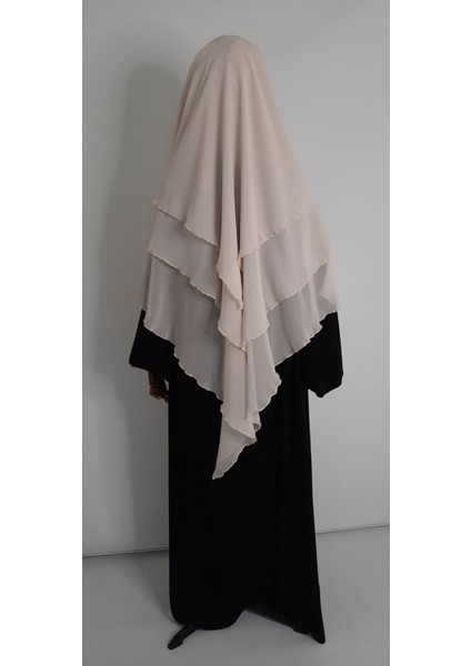 3 Katlı Multi Sifon Sufle Esarp ( Orta Boy ) Hijap Ten Rengi fırsatları