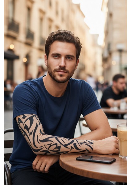 Paizen Giyilebilir Desenli Kol Dövmesi Tattoo