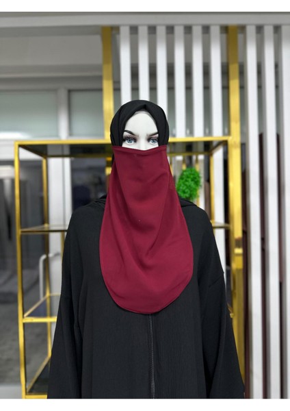 Iç Pece Baglamalı ,hijab ,nikap Bordo Renk fiyatları