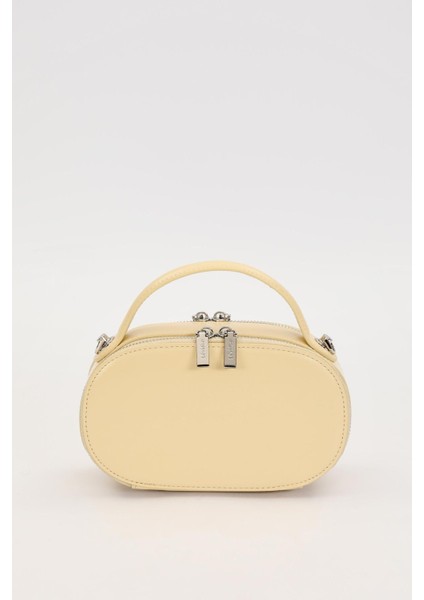 Sarı Çift Fermuarlı El Çantası fırsatları