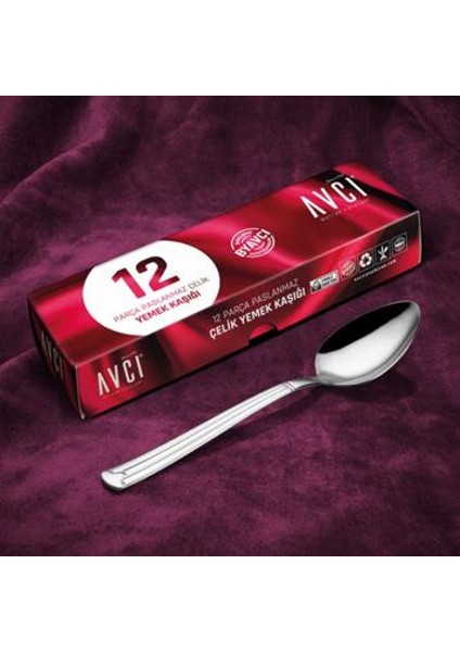 Yakamoz Avc 612 Yemek Kaşığı 12'li