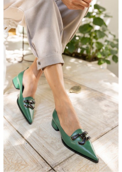 Yase Kadın Taba Ithal Toka Aksesuar Babet modelleri