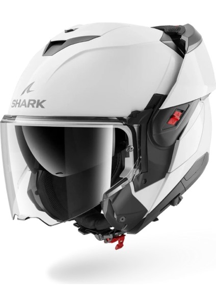 Oxo Blank Çene Açılır Kask Beyaz